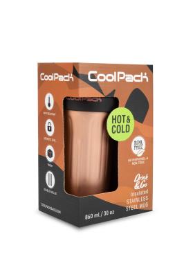 Kubek termiczny 860ml Coolpack Coffee Mug Jumbo Copper Black. Wydawca: Patio. SmakLiter.pl Opakowanie Kubek termiczny 860ml Coolpack Coffee Mug Jumbo Copper Black