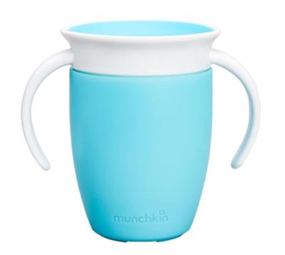 Opakowanie Kubek treningowy z uchwytami Munchkin Miracle 360° 207ml niebieski