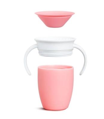Opakowanie Kubek treningowy z uchwytami Munchkin Miracle 360° 207ml różowy