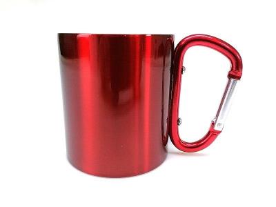 Opakowanie Kubek turystyczny - metalowy z karabińczykiem