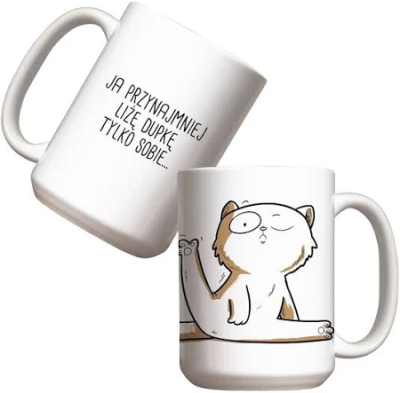 Kubek - Tylko sobie 440ml. Wydawca: Molom. SmakLiter.pl Opakowanie Kubek - Tylko sobie 440ml