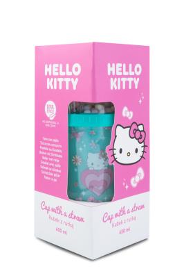 Opakowanie Kubek z rurką Hello Kitty Light Blue Pink