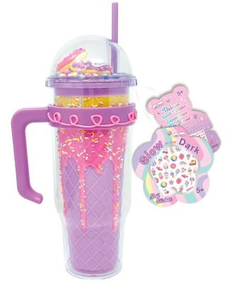 Opakowanie Kubek z uchwytem pączki fiolet