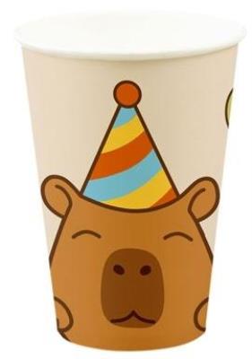 Opakowanie Kubki papierowe Kapibara 8szt