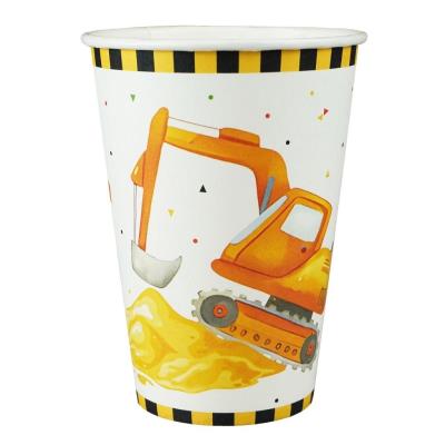 Opakowanie Kubki papierowe plac budowy 8szt