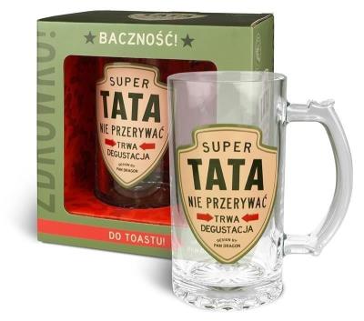 Kufel Champion Tata 500ml. Wydawca: PAN DRAGON. SmakLiter.pl Opakowanie Kufel Champion Tata 500ml