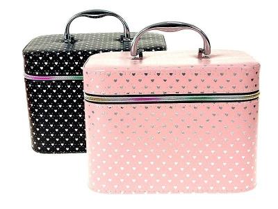 Opakowanie Kuferek L z lusterkiem na zamek 23x17x15cm MIX