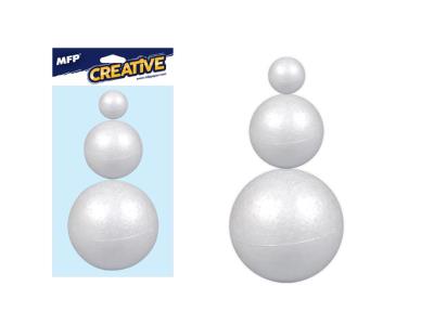 Opakowanie Kula gładka zestaw 6/8/10cm 3 sztuki