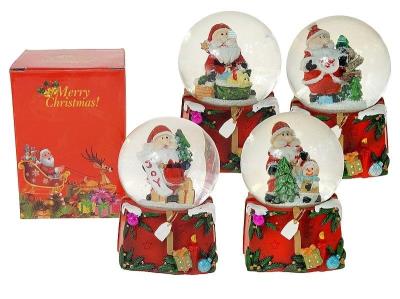 Opakowanie Kula śnieżna z Mikołajem MIX