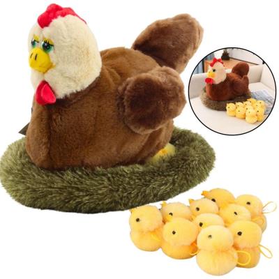Opakowanie Kura pluszowa z kurczakami 10szt