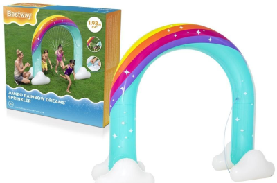 Kurtyna wodna dmuchana 221x71x19cm. Wydawca: Bestway. SmakLiter.pl Opakowanie Kurtyna wodna dmuchana 221x71x19cm