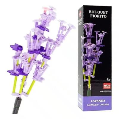 Opakowanie Kwiaty z klocków Lawenda