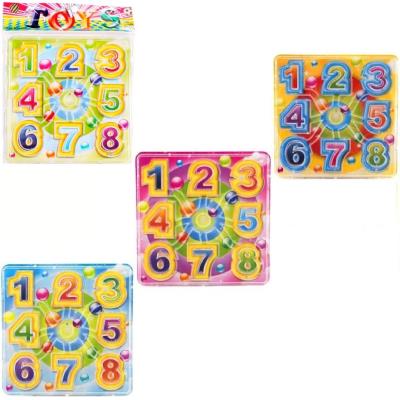 Opakowanie Labirynt dla kulek i cyferki