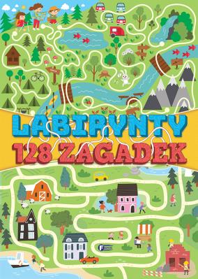 Okładka książki Labirynty 128 zagadek
