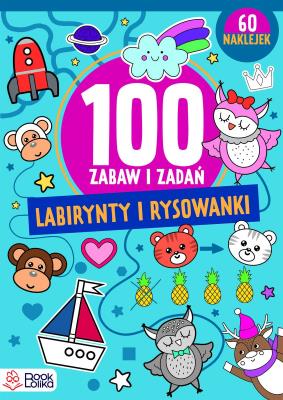 Labirynty i rysowanki. Ponad 100 zabaw i zadań.. Autor: Izabela Jesiołowska. SmakLiter.pl Okładka książki Labirynty i rysowanki. Ponad 100 zabaw i zadań.