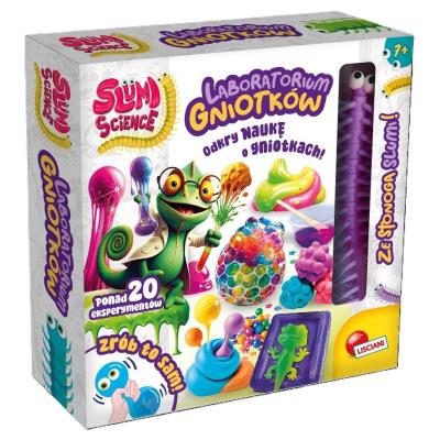 Laboratorium Gniotków Slumi Science. Wydawca: Lisciani. SmakLiter.pl Opakowanie Laboratorium Gniotków Slumi Science