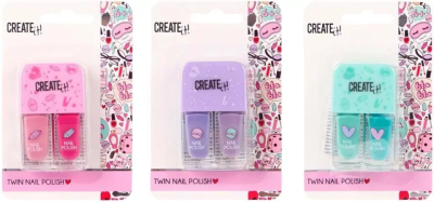 Opakowanie Lakier podwójny dla paznokci mix CREATE IT!