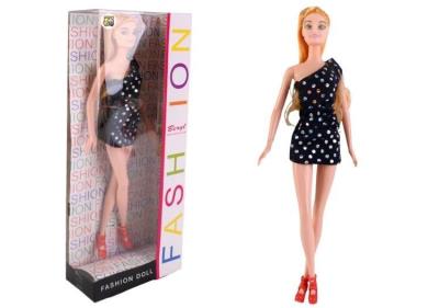 Opakowanie Lalka Beryl Fashion czarna sukienka z cekinami