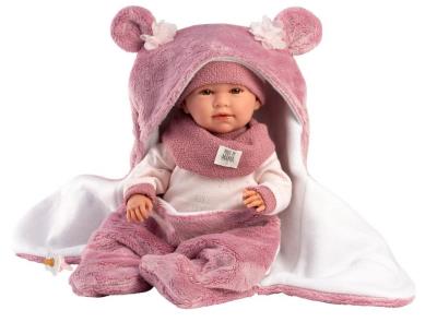 Opakowanie Lalka bobas Mimi płacząca z kocyko-przewijak. 42cm