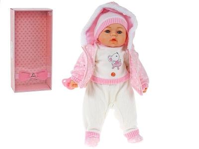 Opakowanie Lalka bobas ze smoczkiem i polskim głosem 45cm