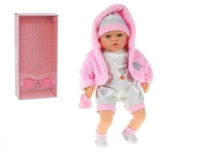 Opakowanie Lalka bobas ze smoczkiem mówi po polsku 45cm