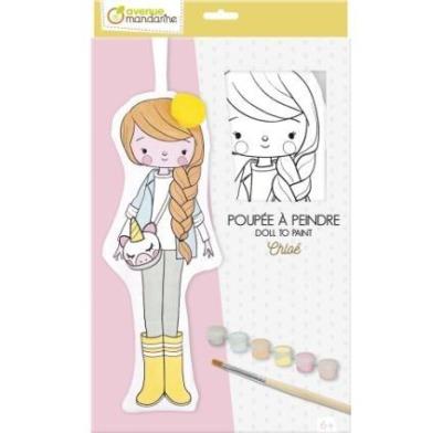 Opakowanie Lalka Chloe z materiału do pomalowania