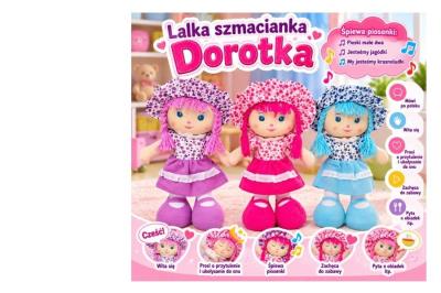 Opakowanie Lalka Dorotka szmacianka śpiewa i mówi po polsku