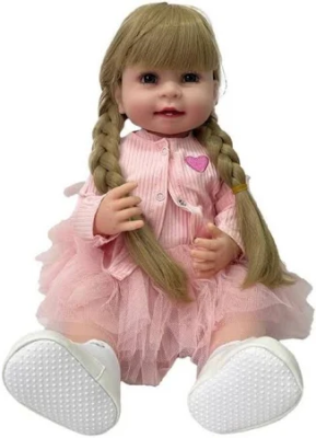 Lalka dziewczynka 56cm. Wydawca: Askato. SmakLiter.pl Opakowanie Lalka dziewczynka 56cm