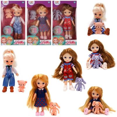 Opakowanie Lalka dziewczynka z przytulanką MIX