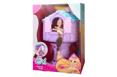 Lalka EL Evi 12cm księżniczka Wieża Roszpunki. Wydawca: SIMBA. SmakLiter.pl Opakowanie Lalka EL Evi 12cm księżniczka Wieża Roszpunki