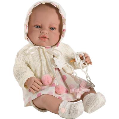 Opakowanie Lalka hiszpańska bobas w białej sukience 42cm