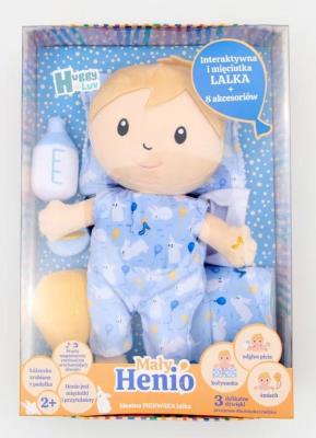 Opakowanie Lalka Huggy interaktywna Henio z akcesoriami