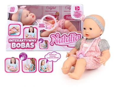 Opakowanie Lalka Natalia bobas mimiczny ze smoczkiem 41cm