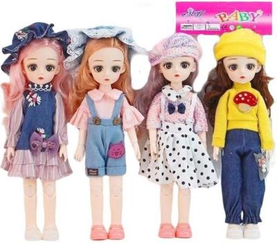 Opakowanie Lalka stylowa zginane ręce i nogi 29cm MIX