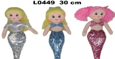 Lalka Syrenka 30cm MIX. Wydawca: Sun-Day. SmakLiter.pl Opakowanie Lalka Syrenka 30cm MIX