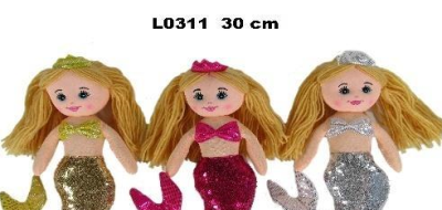 Lalka Syrenka 30cm MIX. Wydawca: Sun-Day. SmakLiter.pl Opakowanie Lalka Syrenka 30cm MIX