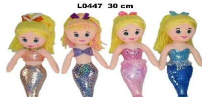 Lalka Syrenka 30cm MIX. Wydawca: Sun-Day. SmakLiter.pl Opakowanie Lalka Syrenka 30cm MIX
