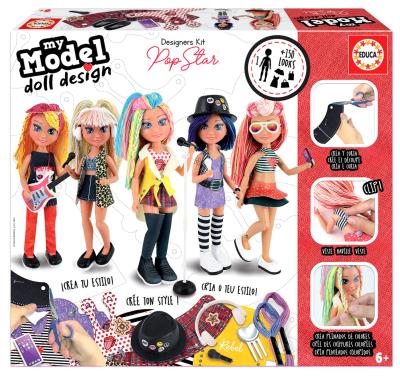 Lalka ubieranka Pop Star 112366. Wydawca: Educa. SmakLiter.pl Opakowanie Lalka ubieranka Pop Star 112366