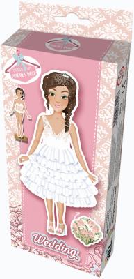 Lalki magnetyczne Ślub. Wydawca: Jiri Models. SmakLiter.pl Opakowanie Lalki magnetyczne Ślub