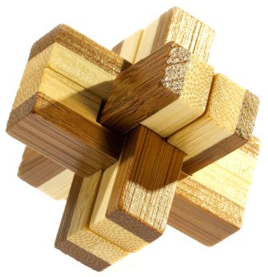 Opakowanie Łamigłówka 3D Bamboo Knotty poziom 3/4