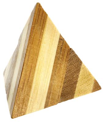 Opakowanie Łamigłówka 3D Bamboo Pyramid poziom 1/4