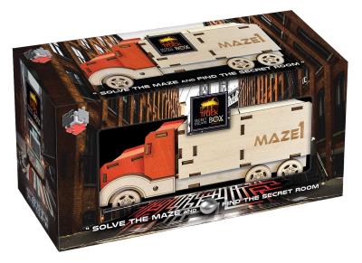 Opakowanie Łamigłówka Escape Box Maze1 Truck Secret poziom 4/4