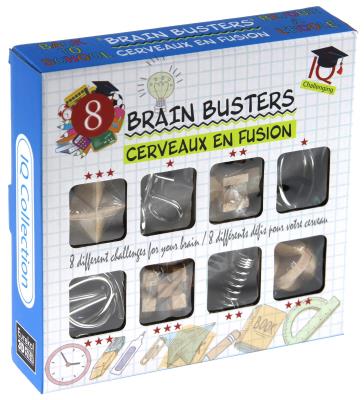 Opakowanie Łamigłówka Pogromcy Mózgu Brain Busters 8 szt.