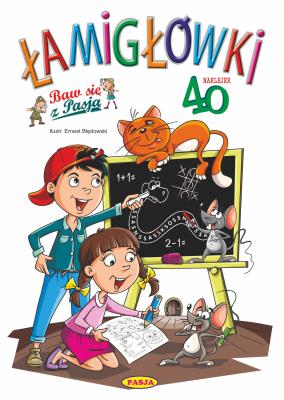 Łamigłówki. Baw się z pasją. Autor: Kruszewski Włodzimierz, Ernest Błędowski. SmakLiter.pl Okładka książki Łamigłówki. Baw się z pasją