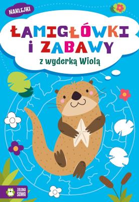 Okładka książki Łamigłówki i zabawy z wyderką Wiolą