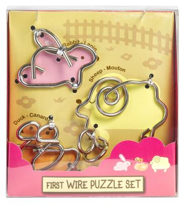 Opakowanie Łamigłówki Moje pierwsze zestaw różowy 3szt.