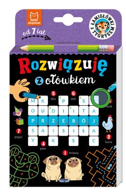 Okładka książki Łamigłówki z tygrysem. Od 7 lat