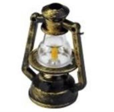 Lampa naftowa 37x50mm plastikowa miniaturowa złota. Wydawca: Titanum. SmakLiter.pl Opakowanie Lampa naftowa 37x50mm plastikowa miniaturowa złota