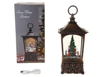 Opakowanie Lampion led z motywem świątecznym 32x15,5x15,5cm