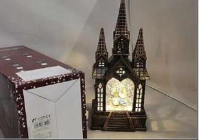 Opakowanie Lampion ledowy kościół